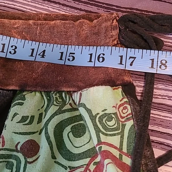 Rising International Bohemian Patchwork Midi Maxi 2X Skirt Boho Hippie Cotton - Picture 10 of 11